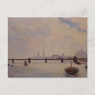 Cartão Postal Camille Pissarro - Charing Cross Bridge, Londres
