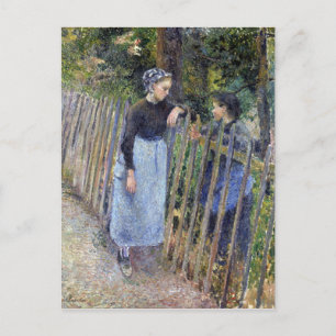 Cartão Postal Camille Pissarro Conversação