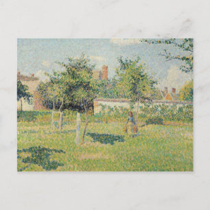 Cartão Postal Camille Pissarro Mulher do campo de Eragny,