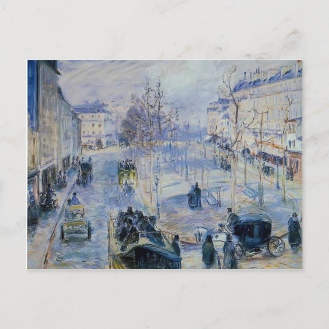 Cartão Postal Camille Pissarro - O Boulevard de Clichy (Frente)