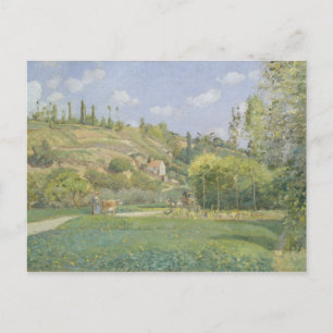 Cartão Postal Camille Pissarro Uma baleia em Valhermeil, Auver
