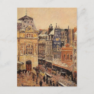 Cartão Postal Camille Pissarro - Vista de Paris, Rue d'Amsterdam