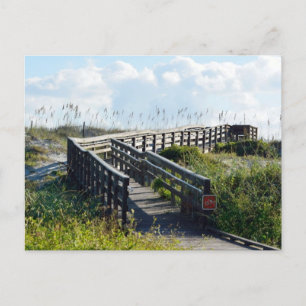 Cartão Postal caminhada até a praia oceânica