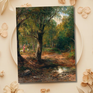 Cartão Postal Caminhada na Floresta - Emil Barbarini