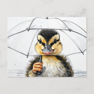 Cartão Postal “Caminhando na Chuva”