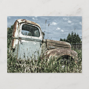 Cartão Postal Caminhão de Beater Antigo - Veículo de Fazenda d
