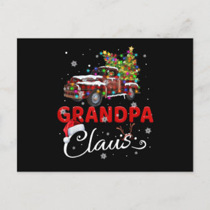 Cartão Postal Caminhão do Papai Noel Natal Família Papai Noel M