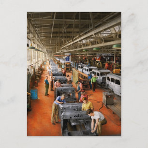 Cartão Postal Caminhão - Fábrica - Alguma montagem necessária 19