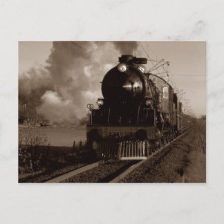 Cartão postal ~ CAMINHÃO FERROVIÁRIO QUE VIAJA NA