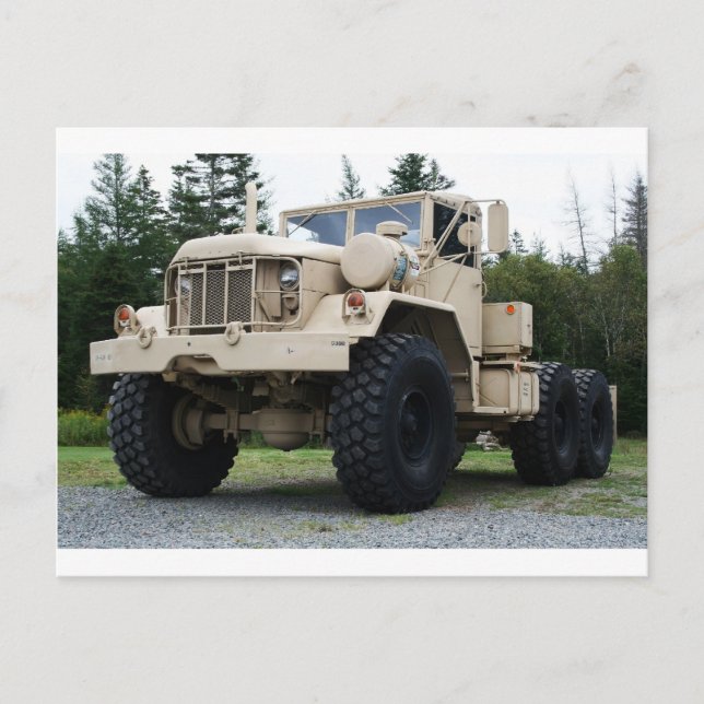 CARTÃO POSTAL CAMINHÃO MILITAR DE KAISER DE 1970 (Frente)