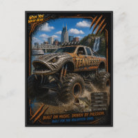 Caminhão Monstro Tennessee Arte Off Road