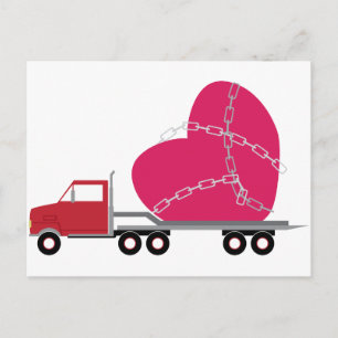 Cartão Postal Caminhão namorados