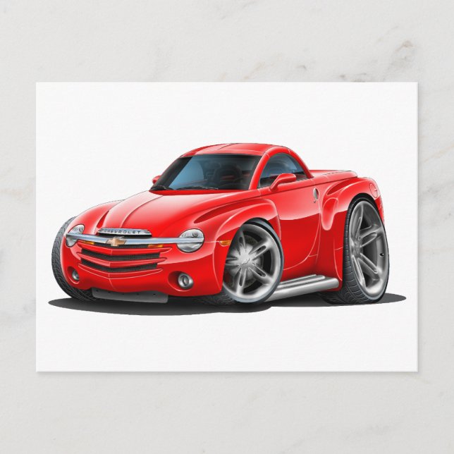 Cartão Postal Caminhão Vermelho SSR 2003-06 (Frente)