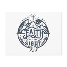 Caminhar pela fé não à vista