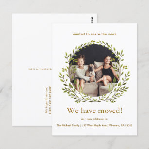 Cartão Postal Caminho Botânico, Mudamos Foto De Novo Endereço