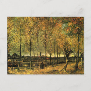 Cartão Postal Caminho com Choupos de Vincent van Gogh