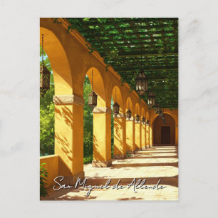 Cartão Postal Caminho de ferro em San Miguel de Allende, Viagem