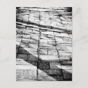 Cartão Postal Caminho de tijolos antigo