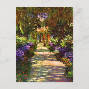Cartão Postal Caminho do Jardim de Claude Monet