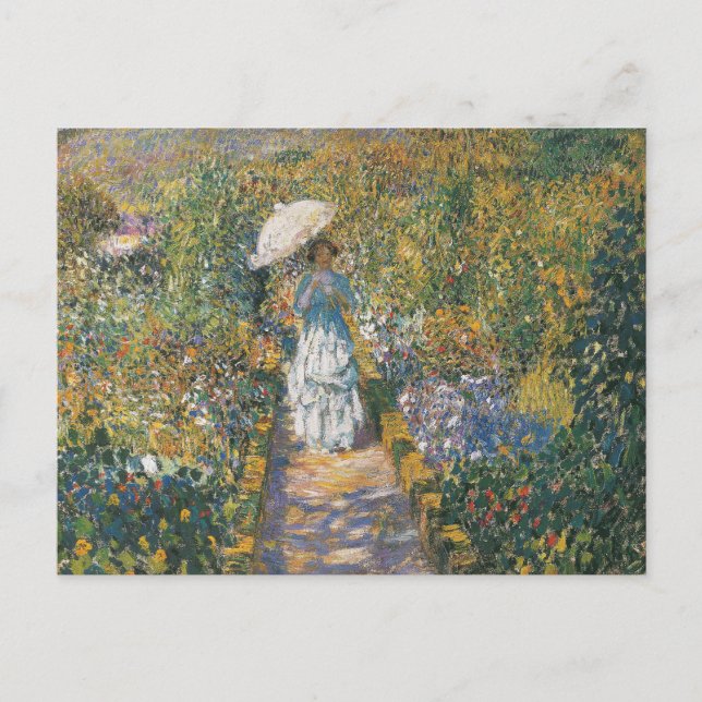 Cartão Postal Caminho do Jardim | Frederick Carl Frieseke (Frente)