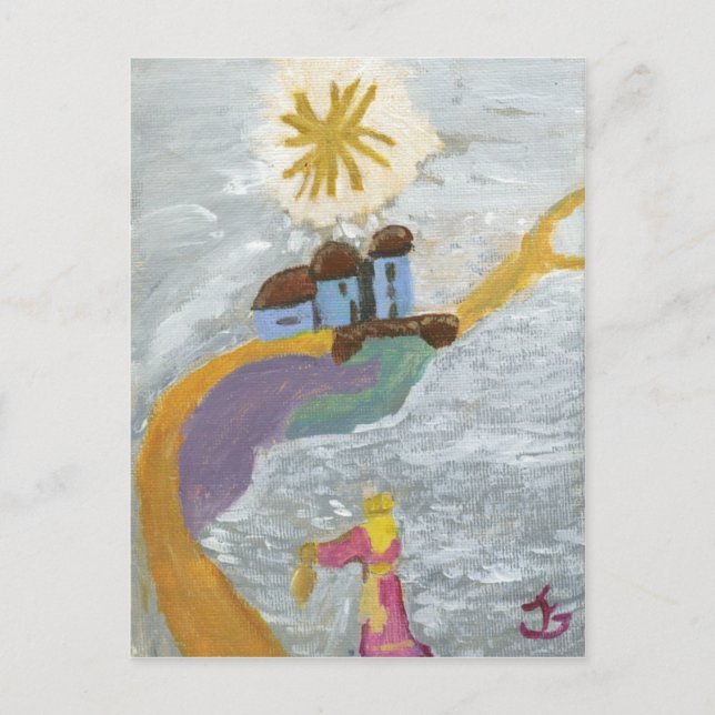 Cartão Postal Caminho do ouro (Frente)