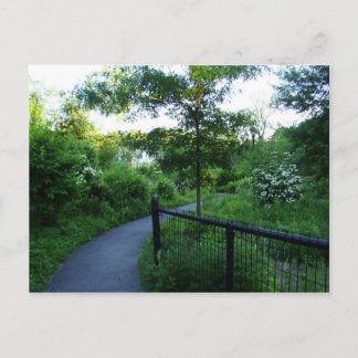 Cartão Postal Caminho do pé para a casa de banho