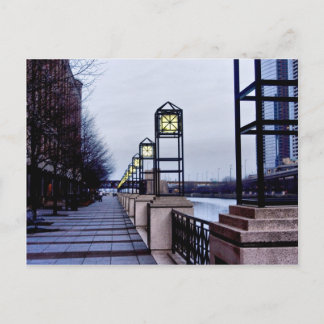 Cartão Postal Caminho do rio Chicago