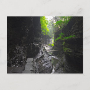 Cartão Postal Caminho em Watkins Glen, Nova York