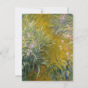Cartão Postal Caminho entre os Lírios, Monet