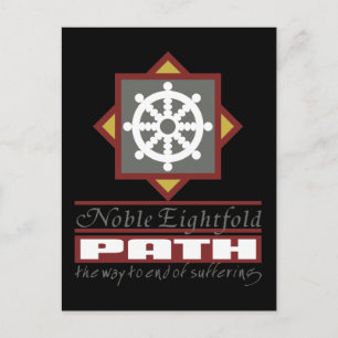 Cartão Postal Caminho Oito Budista