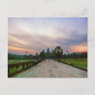 Cartão Postal Caminho para Angkor Wat, Cartão-postal do Camboja