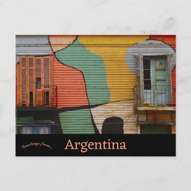 Cartão Postal Caminito Buenos Aires Argentina (Frente)