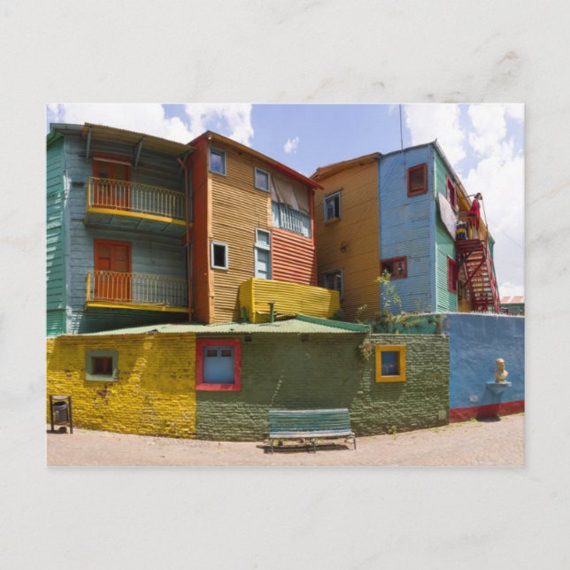 Cartão Postal Caminito, La Boca, Buenos Aires (Frente)