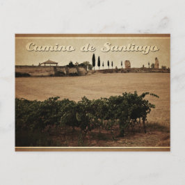 cartão postal Camino de Santiago
