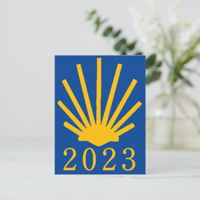 Cartão Postal Camino de Santiago 2023 (Em pé/Frente)