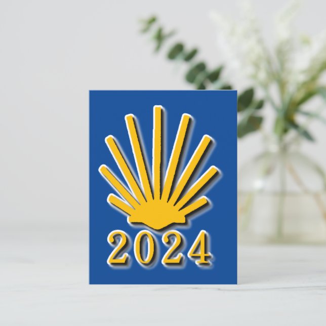 Cartão Postal Camino de Santiago 2024 (Em pé/Frente)