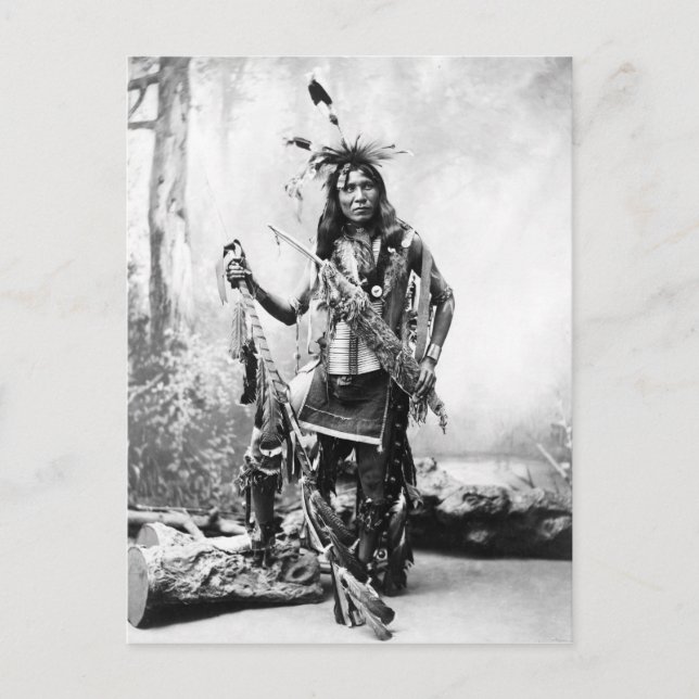 Cartão Postal Camisa De Águia (Sioux) (Frente)