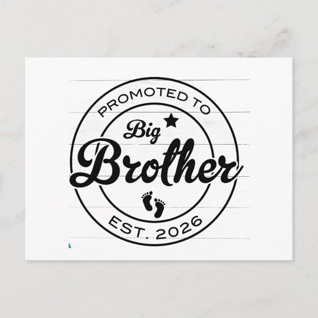 Cartão Postal camisa do irmão mais velho, promovida à camisa do  (Frente)