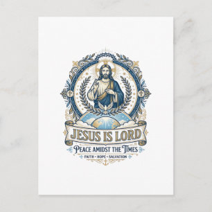 Cartão Postal Camisa Vintage Escatologia Profecia Jesus Cristão