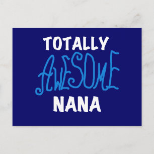 Cartão Postal Camisas Azuis e Presentes da Nana Totalmente Incrí