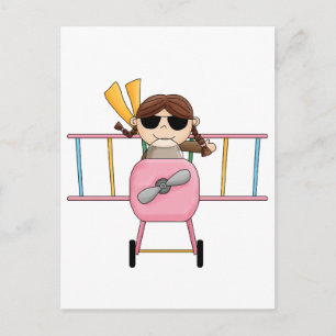 Cartão Postal Camisas e presentes do piloto