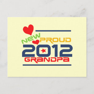 Cartão Postal Camisas e presentes do vovô orgulhosos de 2012