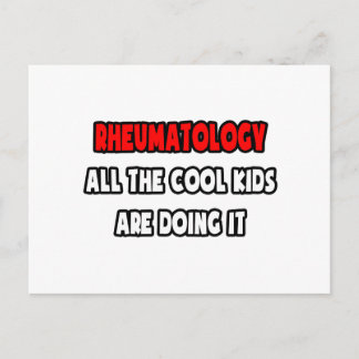 Cartão Postal Camisas e presentes reumatologistas engraçados