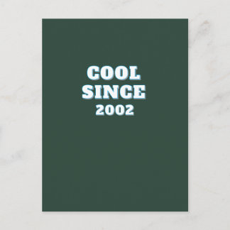Cartão Postal Camiseta do Ano Personalizada ao Estilo Vintage -
