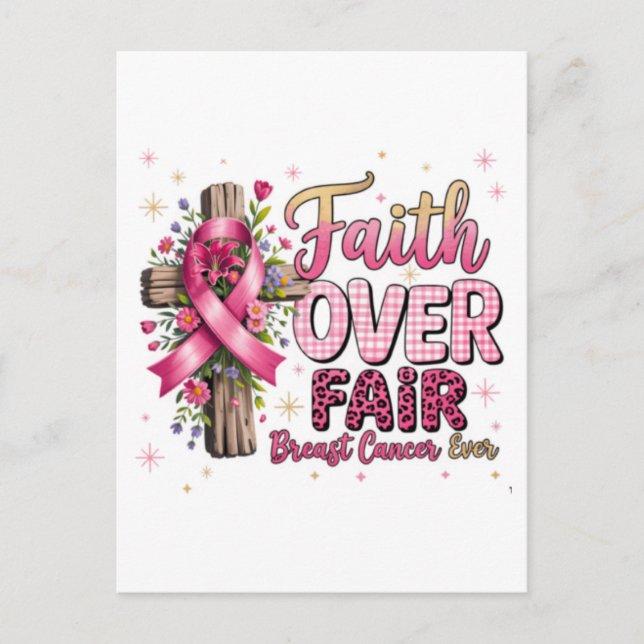 Cartão Postal Camiseta do Arco de Cancer de peito 2025 | Cancer  (Frente)