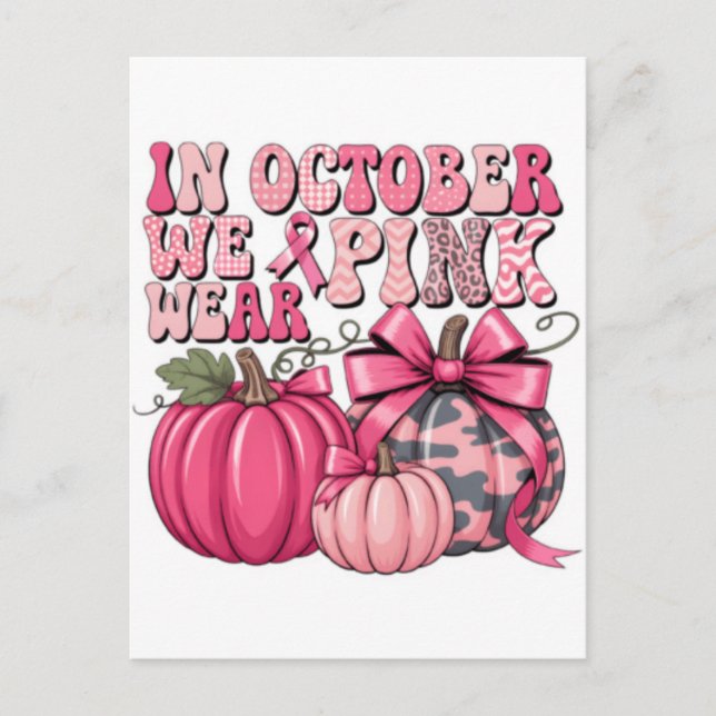 Cartão Postal Camiseta do Arco de Cancer de peito 2025 | Cancer  (Frente)