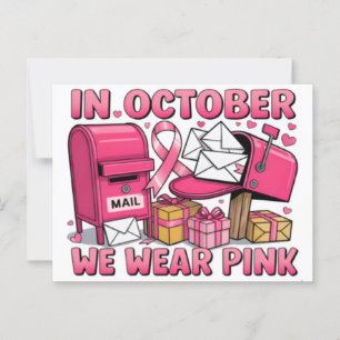 Cartão Postal Camiseta do Arco de Cancer de peito 2025   Cancer 