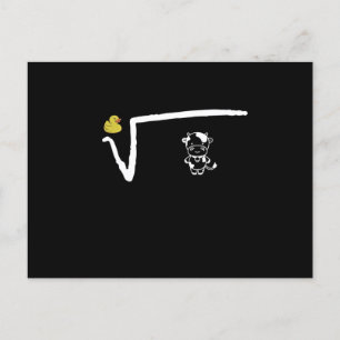 Cartão Postal Camiseta Duck Root N-TE