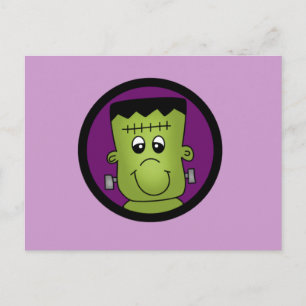 Cartão Postal Camiseta e presentes do Dia das Bruxas Frankie