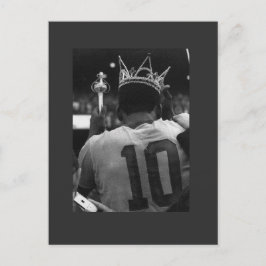Cartão Postal Camiseta King Pelé - 1940-2022